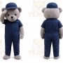 Fur Teddy Bear Mascot Costume