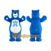 Furry Blue Bear Mascot Costume Furry Blue Bear Mascot Costume