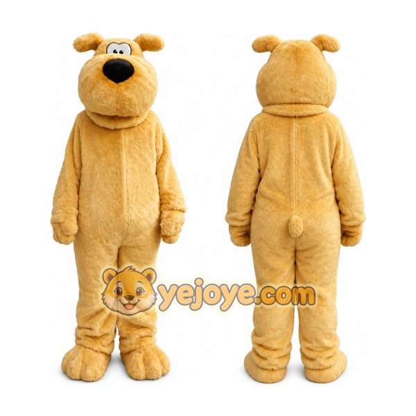Furry Dog Snocrates Mascot Costume