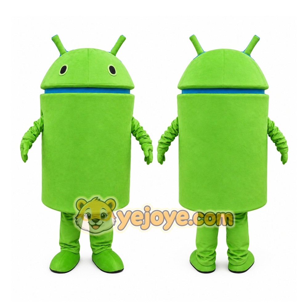 Android Robot Mascot Costume Android Robot Mascot Costume