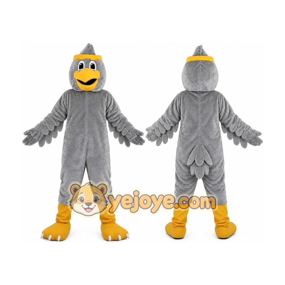 Ggrey Eagle Mascot Costume for Adult