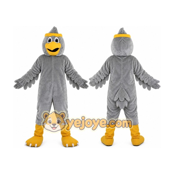 Ggrey Eagle Mascot Costume for Adult