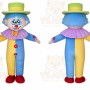 Giant Blue Clown Mascot Costume
