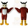 Giant Brown Owl Bird Cartoon Mascot Costume