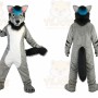 Animal Adult Cosplay Wolf Mascot Costume