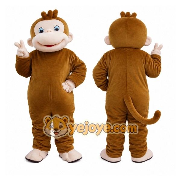 Giant Curious George Monkey Mascot Costume