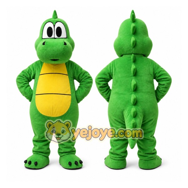 Giant Green Dragon Mascot Costume