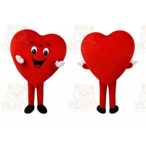 Giant Red Heart Mascot Costume