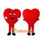 Giant Red Heart Mascot Costume