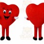Giant Red Heart Mascot Costume