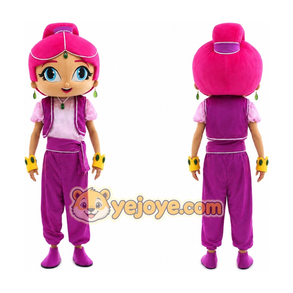 Giant Shimmer Genie Shimmer _ Shine Mascot Costume Giant Shimmer Genie Shimmer _ Shine Mascot Costume