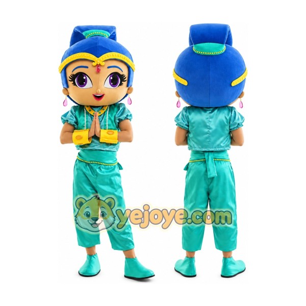 Giant Shine Genie Shimmer Shine Mascot Costume