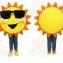 Giant Sun Mascot Costume
