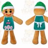 Gingerbread Boy Mascot Costume for Adult