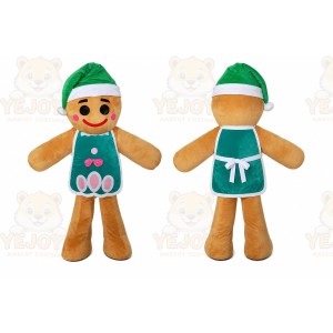 Gingerbread Boy Mascot Costume for Adult