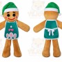 Gingerbread Boy Mascot Costume for Adult