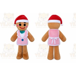 Gingerbread Girl Mascot Costume for Adult