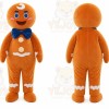 Gingerbread Man Adult Cartoon Mascot Costume