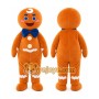 Gingerbread Man Adult Cartoon Mascot Costume
