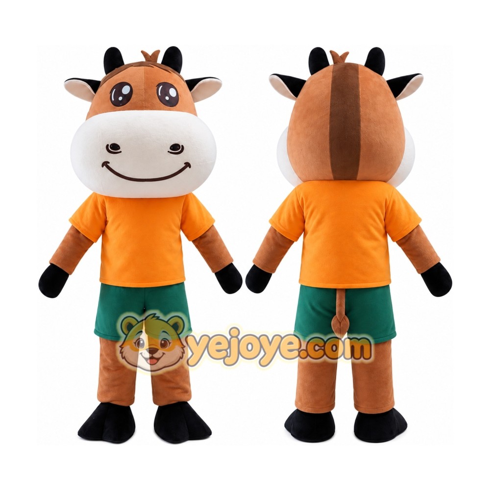 Animal Cow Costume Cosplay Outfits Adult Cartoon Mascot Animal Cow Costume Cosplay Outfits Adult Cartoon Mascot