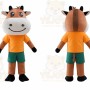 Animal Cow Costume Cosplay Outfits Adult Cartoon Mascot