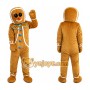 Gingerbread Man Animal Mascot Costume