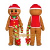 Gingerbread Man Mascot Costume for Adult