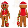 Gingerbread Man Mascot Costume for Adult