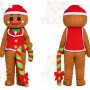 Gingerbread Man Mascot Costume for Adult