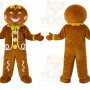 Gingerbread Man Mascot Costume