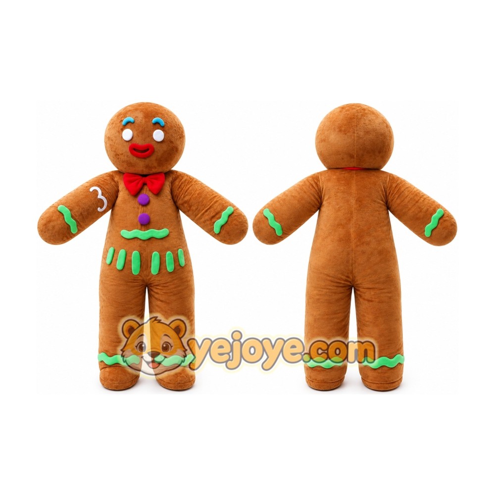 Gingerbread Mascot Costume Christmas Ginger Bread Gingerbread Mascot Costume Christmas Ginger Bread