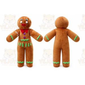 Gingerbread Mascot Costume Christmas Ginger Bread