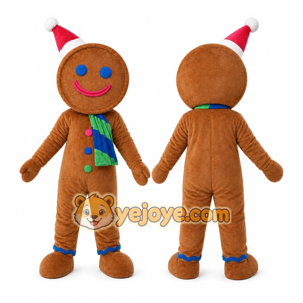 Gingerbread Mascot Costume Ginger Bread