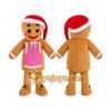 Gingerbread Men Mascot Costume
