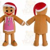 Gingerbread Men Mascot Costume