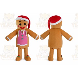 Gingerbread Men Mascot Costume