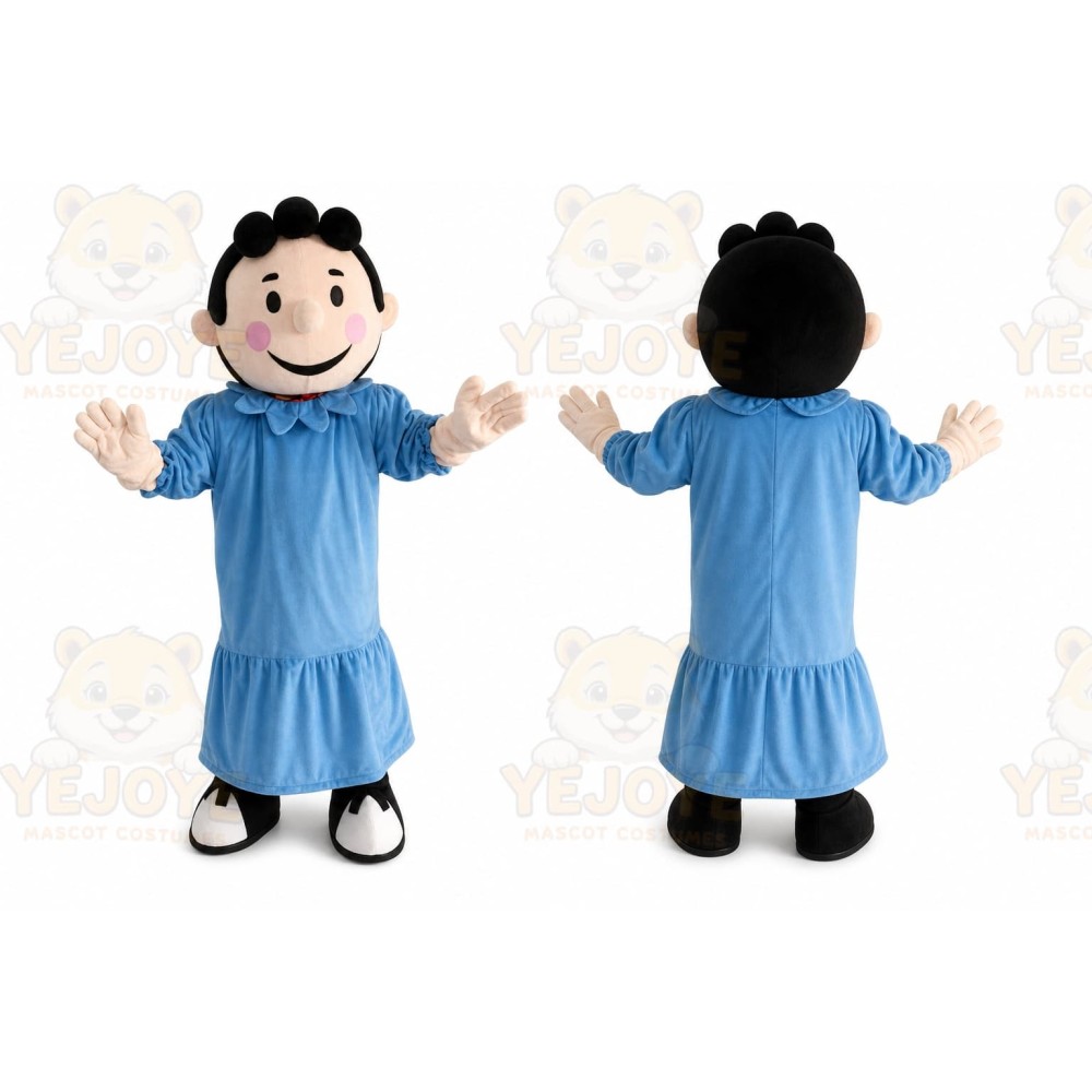 Girl Lucy Mascot Costume Cartoon Character