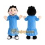 Girl Lucy Mascot Costume Cartoon Character