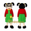 Girl Mascot Costume Cartoon Character Girl Mascot Costume Cartoon Character