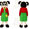 Girl Mascot Costume Cartoon Character