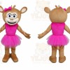 Girl Monkey Mascot Costume