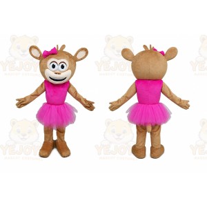 Girl Monkey Mascot Costume