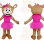 Girl Monkey Mascot Costume