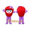 Girl Strawberry Fruit Mascot Costume Girl Strawberry Fruit Mascot Costume