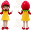 Girl Strawberry Mascot Costumes