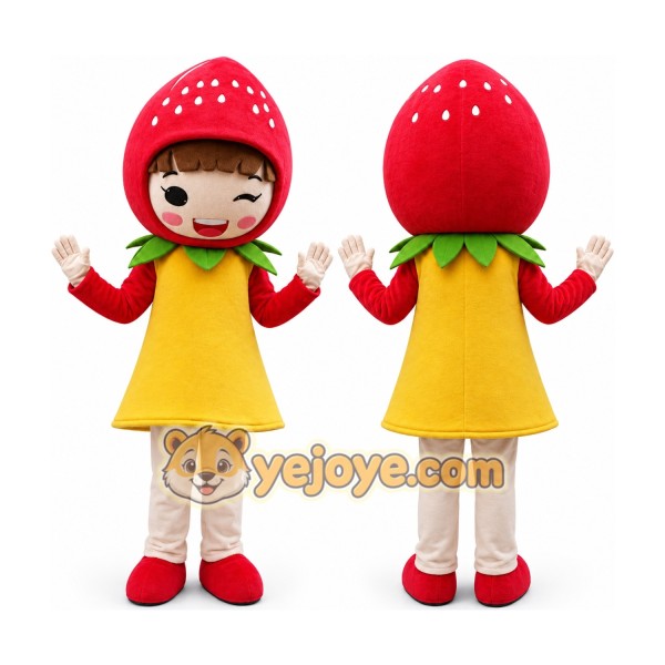 Girl Strawberry Mascot Costumes