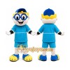 Glass Boy Mascot Costume Glass Boy Mascot Costume