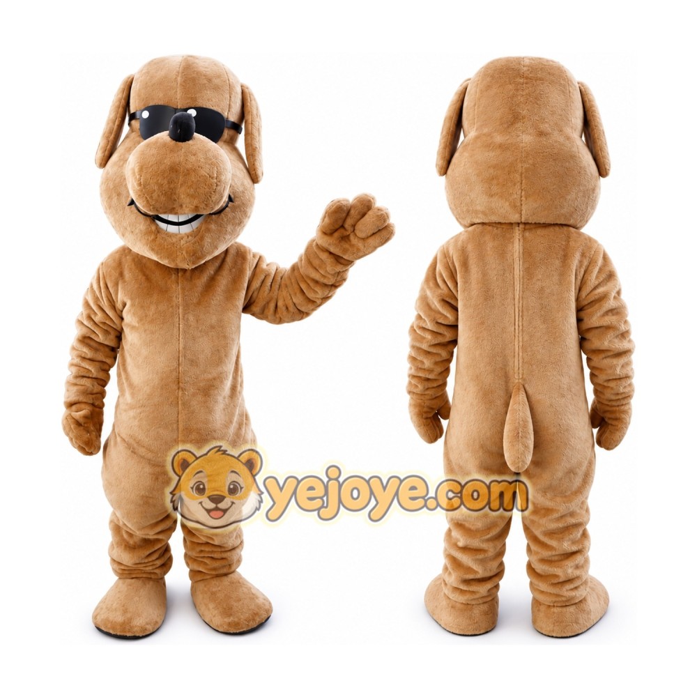 Glass Dog Mascot Costume Glass Dog Mascot Costume