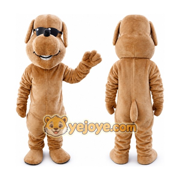 Glass Dog Mascot Costume