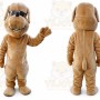 Glass Dog Mascot Costume